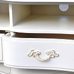 ТВ-тумба из массива дерева в стиле прованс Montmartre Provence TV Stand варинант исполнения - 3 | Loft Concept в Костроме