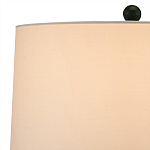 Настольная лампа зеленая с тканевым абажуром Splashes of Green Moss варинант исполнения - 3 | Loft Concept в Костроме