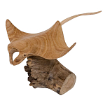 Статуэтка из дерева скат Animals of the World варинант исполнения - 1 | Loft Concept в Костроме