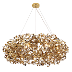 Люстра подвесная круглая с многочисленными металлическими круглыми элементами Terzani Argent варинант исполнения - 5 | Loft Concept в Костроме