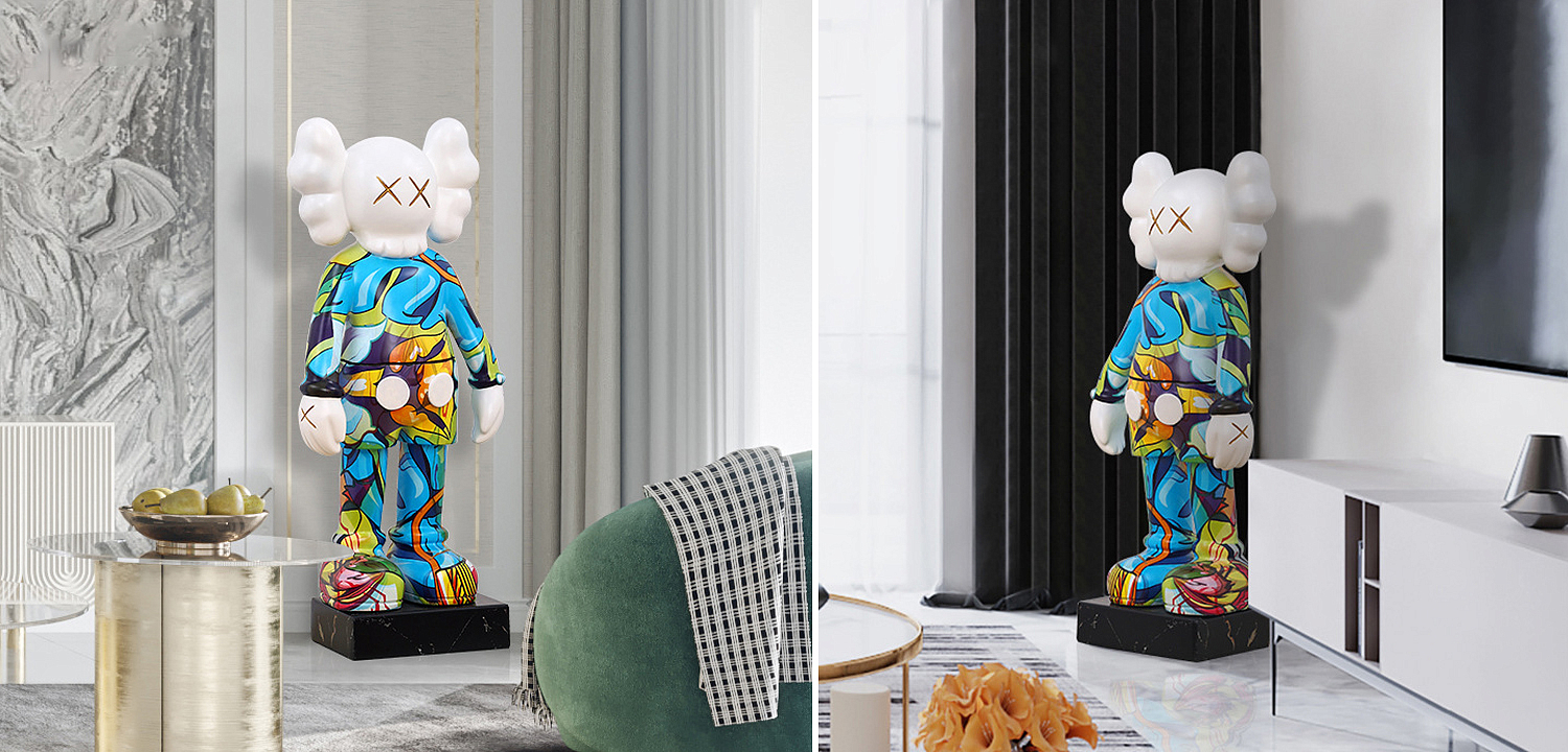 Статуэтка KAWS Painted on stand Статуэтка KAWS Painted on stand - Loft-Concept в Костроме