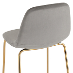 Барный стул на золотистых ножках VENDRAMIN Grey варинант исполнения - 7 | Loft Concept в Костроме