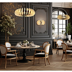 Люстра круглая с фактурными элементами в виде ракушек Inspired Sea варинант исполнения - 6 | Loft Concept в Костроме