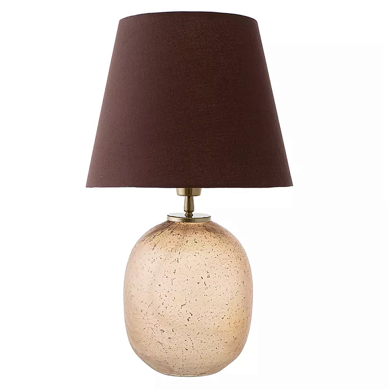 Настольная лампа с тканевым абажуром на овальном основании Lampshade on Oval Base Терракотовый Настольная лампа с тканевым абажуром на овальном основании Lampshade on Oval Base Терракотовый в Костроме | Loft Concept