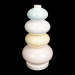 Настольная лампа из стеклянных сфер в пастельных тонах Высота 40 см Pastel Lunaria варинант исполнения - 3 | Loft Concept в Костроме