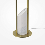 Напольный торшер светодионый золотой Lumen Duo варинант исполнения - 4 | Loft Concept в Костроме