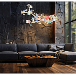 Люстра с цветочным декором Miscellaneous herbs варинант исполнения - 5 | Loft Concept в Костроме