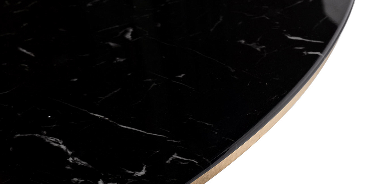 Стол Tulip black Marble 120 Стол Tulip black Marble 120 - Loft-Concept в Костроме