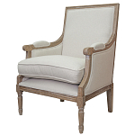 Кресло William Classical Armchair beige flax варинант исполнения - 3 | Loft Concept в Костроме