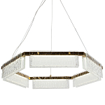 Светодиодная люстра с рельефным стеклом ICE GLASS 70 варинант исполнения - 1 | Loft Concept в Костроме