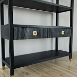 Стеллаж с двумя ящиками Elsa Dreams Black варинант исполнения - 2 | Loft Concept в Костроме