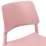 Пластиковый стул на ножках из массива бука Ferret Pink варинант исполнения - 5 | Loft Concept в Костроме