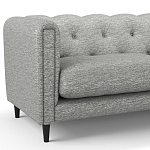 Мебельная ткань Шенилл серый цвет 138 см T4-34 варинант исполнения - 7 | Loft Concept в Костроме