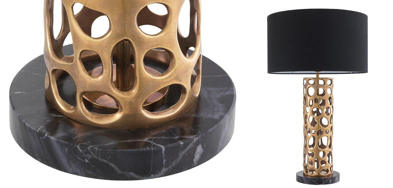 Настольная лампа Eichholtz Table Lamp Dix Brass Настольная лампа Eichholtz Table Lamp Dix Brass - Loft-Concept в Костроме