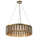 Люстра со стеклянными цилиндрическими плафонами Luminous Cylinders Amber Round варинант исполнения - 4 | Loft Concept в Костроме