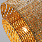 Подвесной светильник с абажуром из плтеного бамбука Light Inside the Cell варинант исполнения - 5 | Loft Concept в Костроме