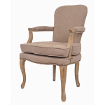 Кресло Aubrey Classical Armchair brown flax варинант исполнения - 3 | Loft Concept в Костроме