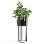 Кашпо Elevated Planters Сlive 59 черное  варинант исполнения - 2 | Loft Concept в Костроме