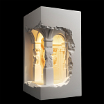 Встраиваемый в стену гипсовый светильник под покраску с колоннами и арками в античном стиле Antiquity Athena варинант исполнения - 5 | Loft Concept в Костроме
