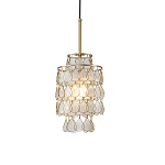 Подвесной светильник с декором из натуральной морской ракушки Iridescent Light варинант исполнения - 1 | Loft Concept в Костроме