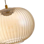 Подвесной светильник с янтарным рифленым стеклянным плафоном Ferm Living варинант исполнения - 6 | Loft Concept в Костроме