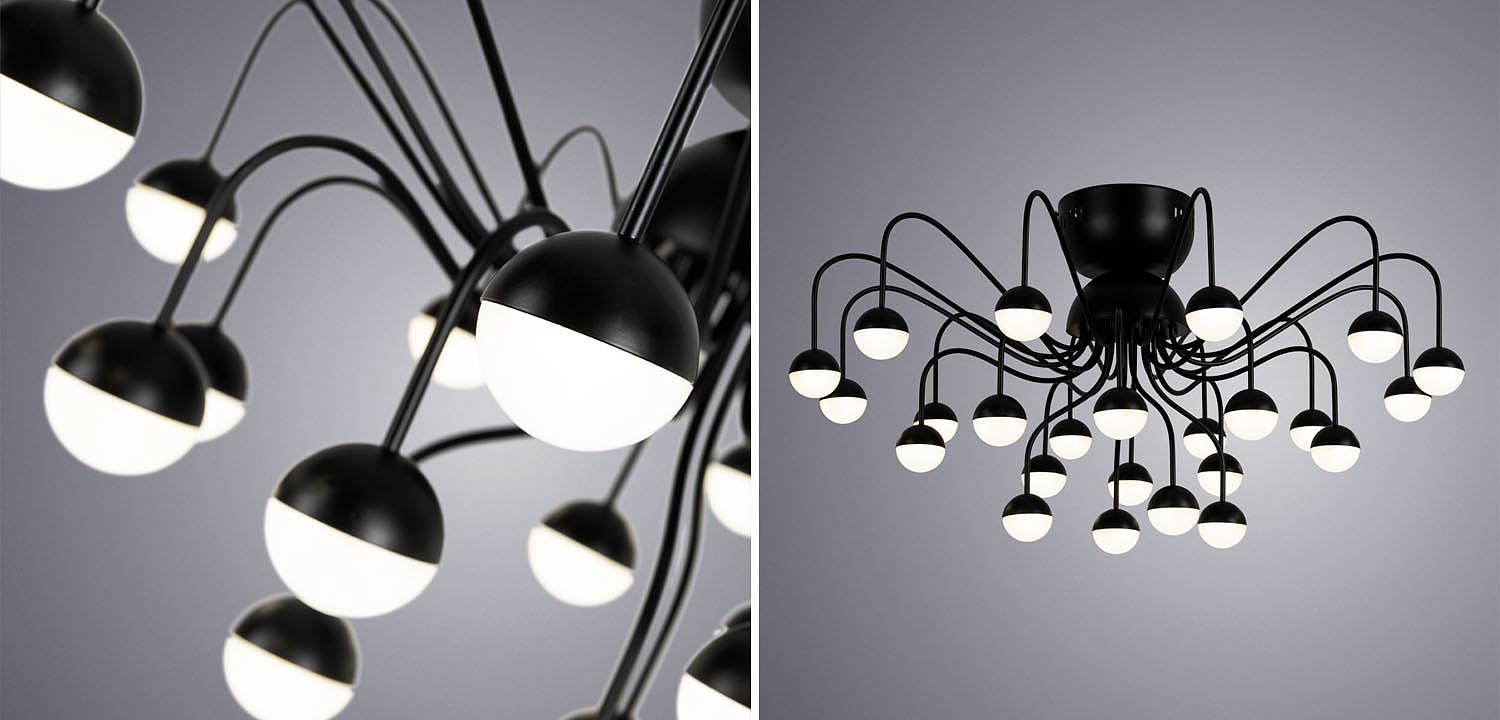 Потолочная люстра Vilelme Chandelier black Потолочная люстра Vilelme Chandelier black - Loft-Concept в Костроме