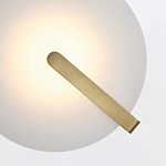 Потолочный светильник в форме плоского диска из белого матового стекла Eurofase варинант исполнения - 4 | Loft Concept в Костроме