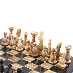 Шахматы настольные из натурального камня Оникс Decorative Thematic Chess варинант исполнения - 2 | Loft Concept в Костроме