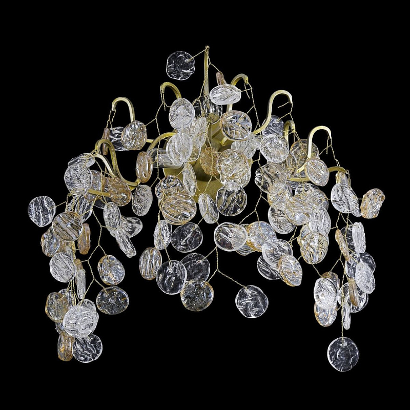 Бра FAIRYTREE Sconces Золотой Прозрачное Стекло Бра FAIRYTREE Sconces Золотой Прозрачное Стекло в Костроме | Loft Concept