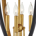 Подвесной светильник в форме фонаря чёрного цвета Black Lantern варинант исполнения - 2 | Loft Concept в Костроме