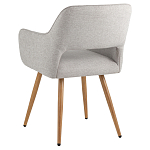 Стул в рогожке серого цвета NEASAN STOOL варинант исполнения - 4 | Loft Concept в Костроме