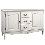 Буфет белый из массива бука с 3-мя ящиками и 2-мя дверцами White Provence варинант исполнения - 1 | Loft Concept в Костроме