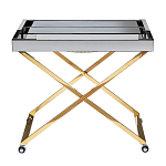 Стол сервировочный с зеркальной столешницей Splendid Serving Table варинант исполнения - 1 | Loft Concept в Костроме