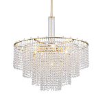 Люстра многоярусная с каскадами кристаллов Crystal Rains варинант исполнения - 1 | Loft Concept в Костроме