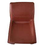 Стул коричневый из искуственной кожи на 4-х ножках Enigma Brown варинант исполнения - 3 | Loft Concept в Костроме