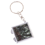 Зеркало брелок складное двухстороннее из натурального камня Серафинит Stone Mirrors варинант исполнения - 5 | Loft Concept в Костроме