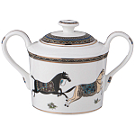 Чайный сервиз из фарфора с изображением лошадей на 6 персон 15 предметов Porcelain Horse Set  варинант исполнения - 3 | Loft Concept в Костроме