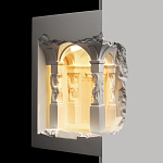 Встраиваемый в стену гипсовый светильник под покраску с колоннами и арками в античном стиле Antiquity Athena варинант исполнения - 1 | Loft Concept в Костроме