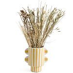 Ваза из фаянса Brighter than the Stars жёлтая полоска варинант исполнения - 3 | Loft Concept в Костроме