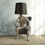 Лампа MALE MANNEQUIN LAMP с абажуром варинант исполнения - 3 | Loft Concept в Костроме