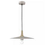 Подвесной светильник круглый в сочетании дерева и металла Space варинант исполнения - 1 | Loft Concept в Костроме