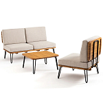 Кресло с каркасом из акации Hanley Wooden Chair варинант исполнения - 7 | Loft Concept в Костроме