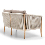 Дизайнерский уличный диван из массива дерева BOBOLI Sofa варинант исполнения - 5 | Loft Concept в Костроме