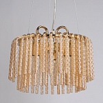 Люстра с подвесными рифлеными стеклянными трубками Nembus варинант исполнения - 4 | Loft Concept в Костроме