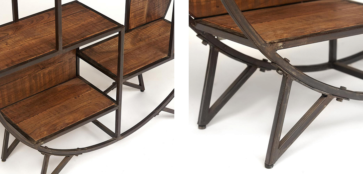 Стеллаж Acacia Shelving Renfrey Стеллаж Acacia Shelving Renfrey - Loft-Concept в Костроме
