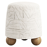 Пуф Wakonda ножки с деревянными шариками  варинант исполнения - 1 | Loft Concept в Костроме