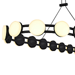 Люстра овальная с круглыми светодиодными источниками света Maxine Light варинант исполнения - 12 | Loft Concept в Костроме