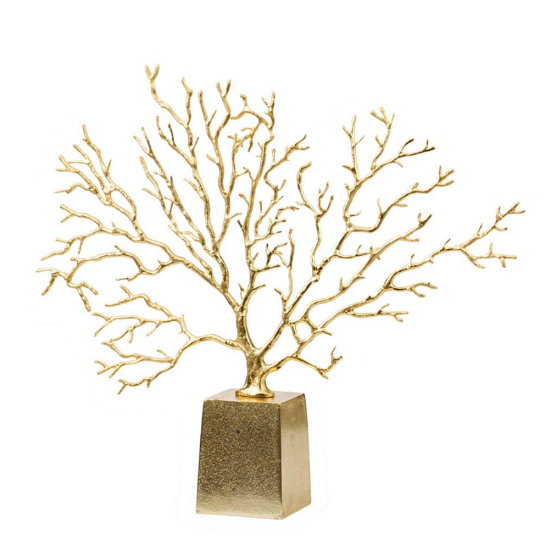 Статуэтка Lace Gold Coral Золотой Статуэтка Lace Gold Coral Золотой в Костроме | Loft Concept