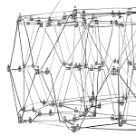 Люстра с тонкой металлической конструкцией цвета хром Quasar варинант исполнения - 4 | Loft Concept в Костроме