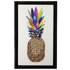 Панно PINEAPPLE BEADED WALL ART